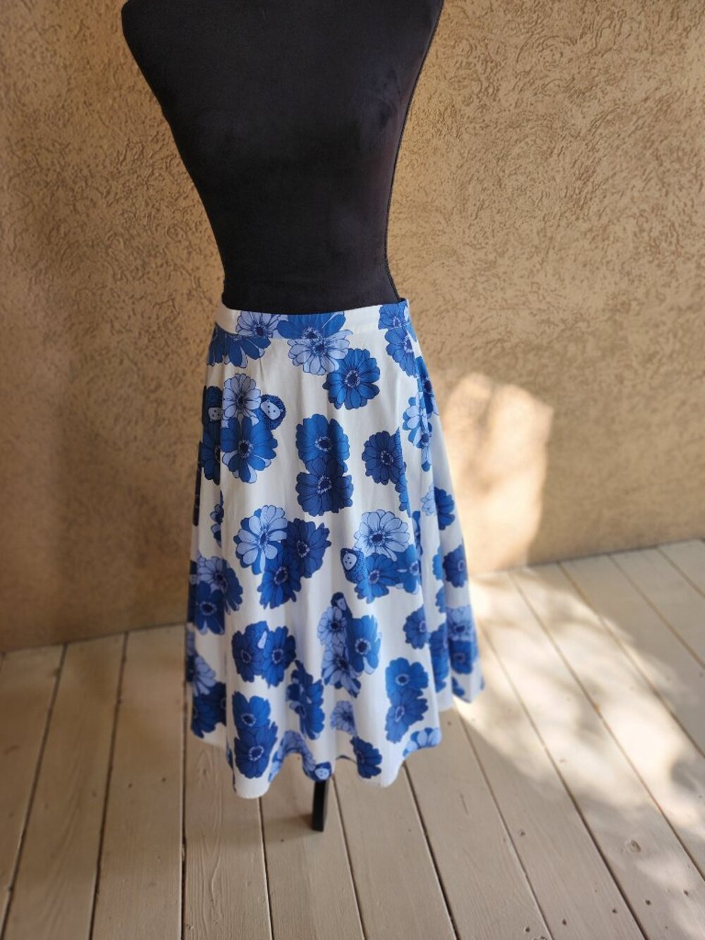 ModCloth x Collectif Daisy Hedgehog Swing A-Line Skirt Vintage Rare Plus Size - Picture 9 of 15